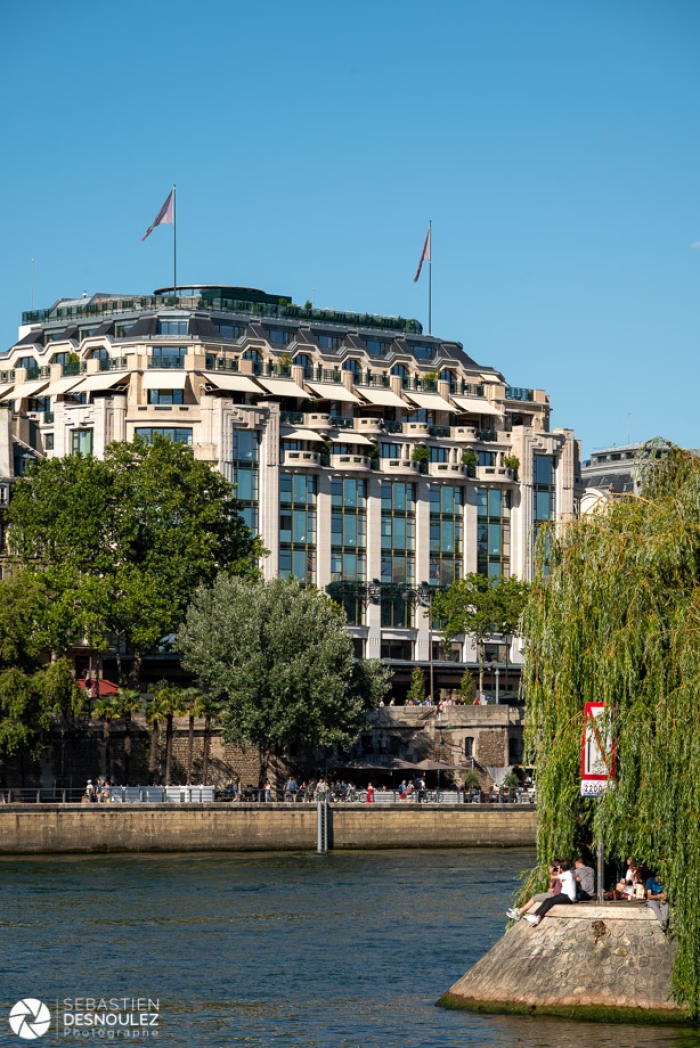 La Samaritaine et la pointe de l'Île de la Cité, Paris - Photo : © Sebastien Desnoulez photographe d'ambiances et d'architecture