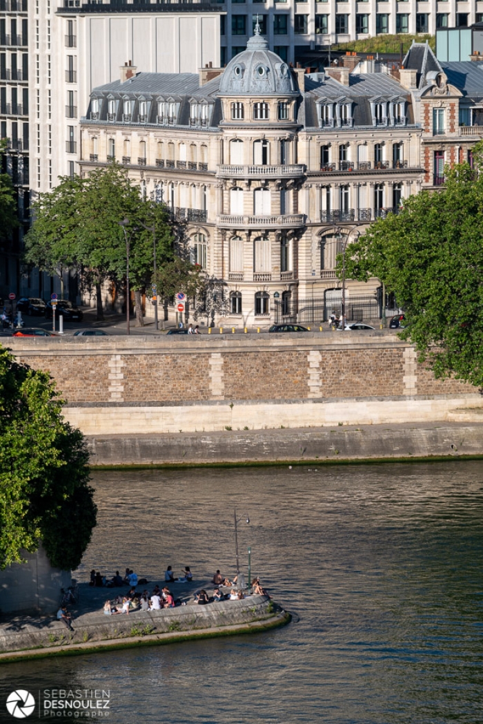 La pointe de l'Île Saint Louis, Paris - Photo : © Sebastien Desnoulez photographe d'ambiances et d'architecture