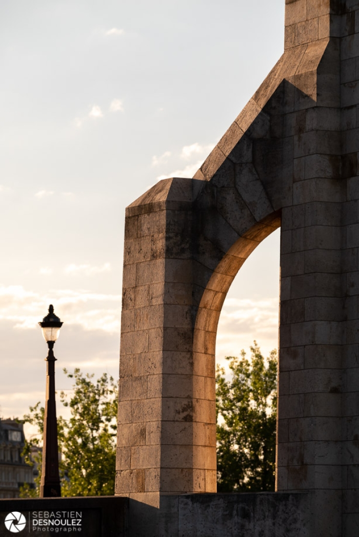 Arc boutant du Pont de la Tournelle, Paris - Photo : © Sebastien Desnoulez photographe d'ambiances et d'architecture