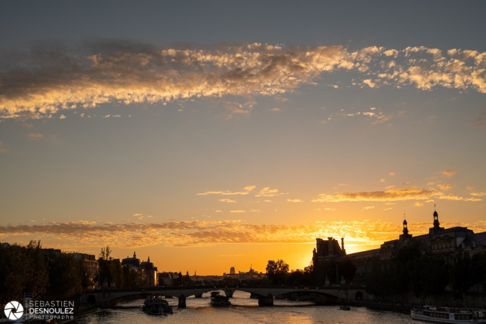 La Seine depuis le Pont des Arts, Paris - Photo : © Sebastien Desnoulez photographe d'ambiances et d'architecture