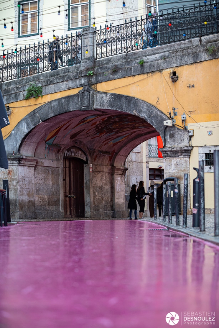 Pink Street, Lisbonne - Photo : © Sebastien Desnoulez Photographe Auteur