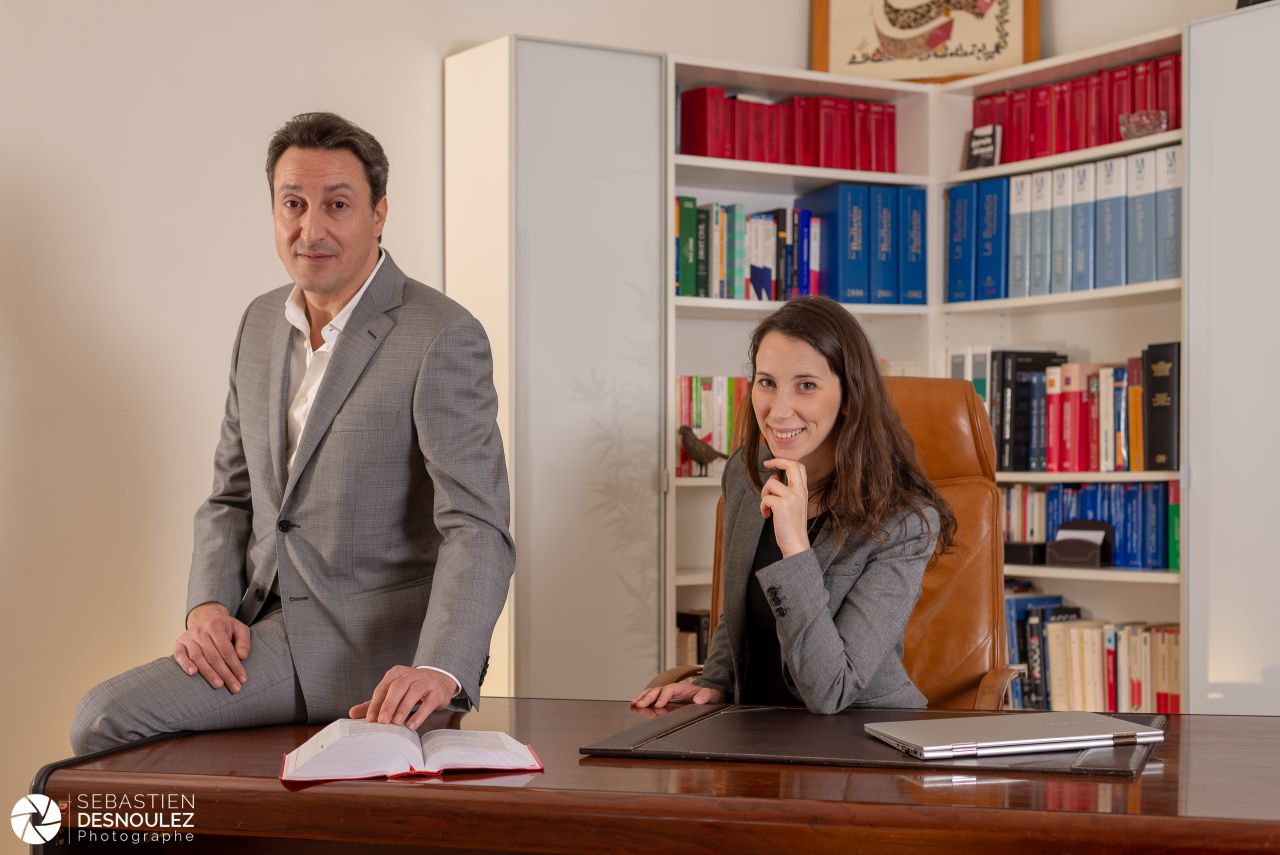 Portraits corporate avocats dans leur cabinet - Photo : © Sebastien Desnoulez photographe professionnel